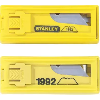 Lâminas trapezoidais de corte Stanley 0-11-921, aço carbono, pack de 10
