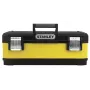 Stanley 1-95-614 Caixa de arrumação para peças pequenas/ferramentas, metal/plástico, preto/amarelo