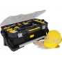 Mala de ferramentas STANLEY 19 com organizador STST1-70317 – 30,5L polipropileno de alto impacto, preto/amarelo