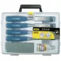 Stanley 5002 Series Conjunto de 6 formões de madeira em mala de plástico