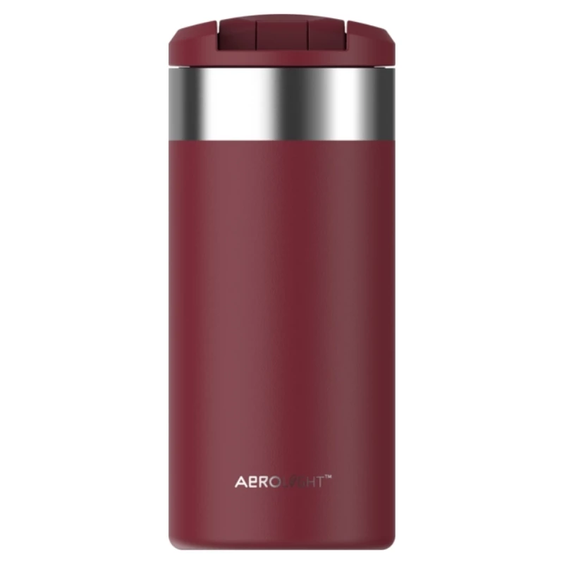 Copo térmico STANLEY AeroLight Transit 0,35L vermelho-escuro