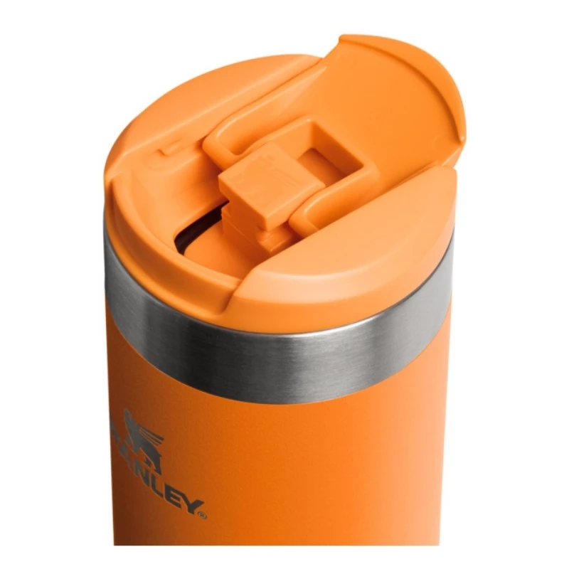 Caneca STANLEY AeroLight Transit 0,35L laranja, copo de viagem com isolamento a vácuo