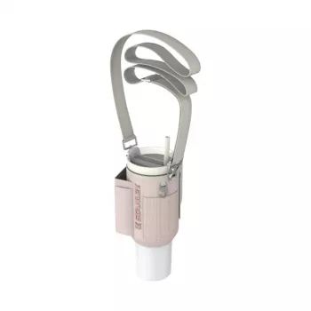 STANLEY All-Day Quencher Carry-All saco de transporte protetor para copo térmico com palhinha 1,18L, rosa-claro