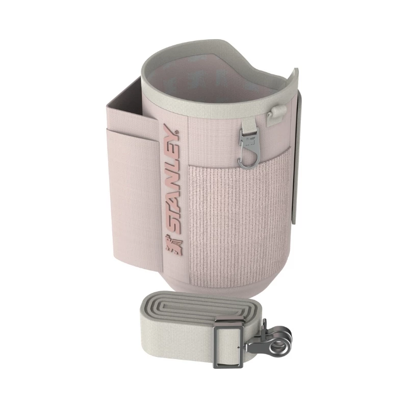 STANLEY All-Day Quencher Carry-All saco de transporte protetor para copo térmico com palhinha 1,18L, rosa-claro
