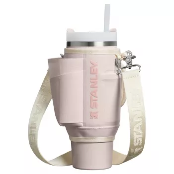 STANLEY All-Day Quencher Carry-All saco de transporte protetor para copo térmico com palhinha 1,18L, rosa-claro