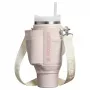 STANLEY All-Day Quencher Carry-All saco de transporte protetor para copo térmico com palhinha 1,18L, rosa-claro