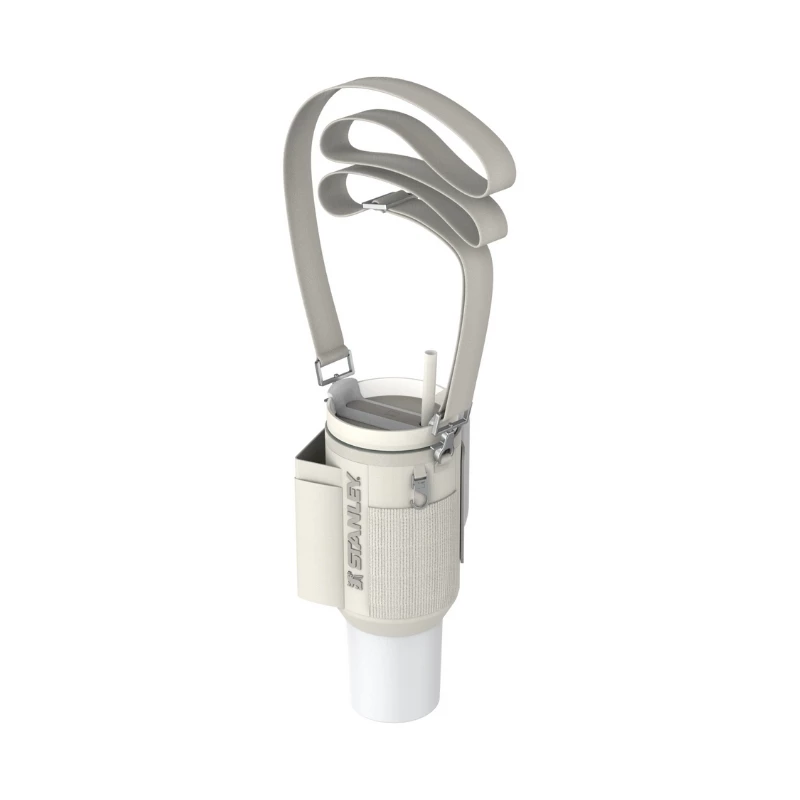 STANLEY saco de transporte para o copo térmico All-Day Quencher Carry-All 1,18L com palhinha, creme