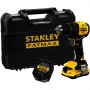 Berbequim aparafusador a bateria STANLEY (SFMCD714D1T-QW), 18V (preto/amarelo, bateria de iões de lítio 2,0 Ah, mala Pro-Stack)