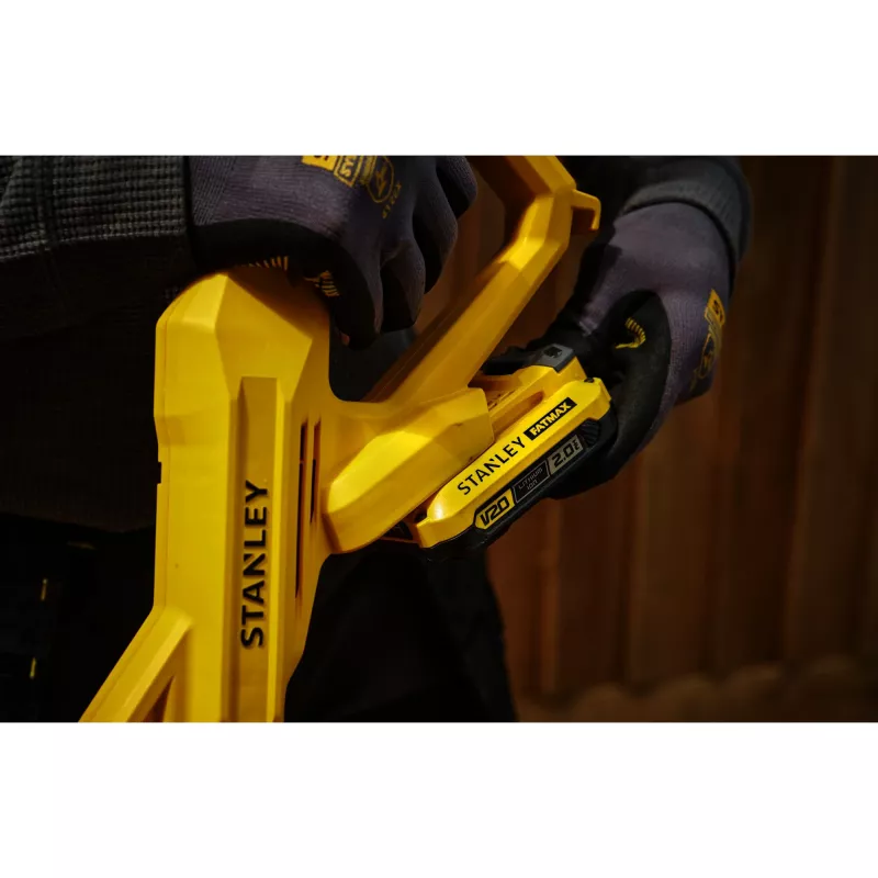 Aparador de relva a bateria STANLEY (SFMCST925M1-QW), 18V (preto/amarelo, Li-Ion 2,0 Ah)