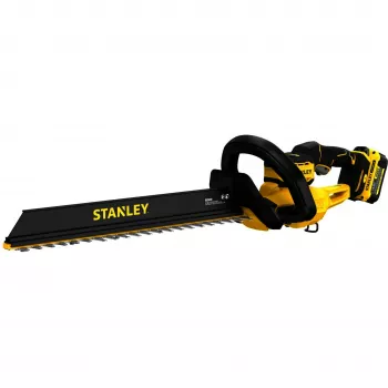 STANLEY Corta-Seves Elétrico a Bateria (STCHT8255M1-QW), 18V (preto/amarelo, bateria Li-Ion 4,0 Ah)