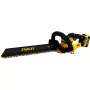 STANLEY Corta-Seves Elétrico a Bateria (STCHT8255M1-QW), 18V (preto/amarelo, bateria Li-Ion 4,0 Ah)