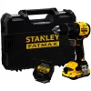 STANLEY Berbequim de percussão a bateria (SFMCD716D1T-QW), 18V (Preto/Amarelo, bateria Li-Ion 2.0Ah, Pro-Stack Case)