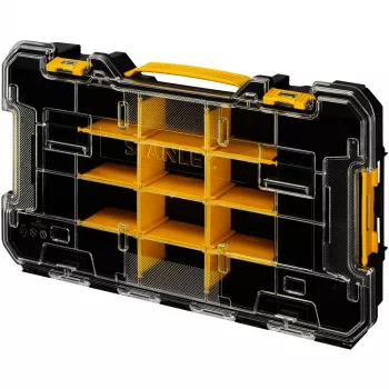 Stanley FatMax Pro-Stack FMST17838-1 Organizador Plano com 20 Compartimentos, Empilhável