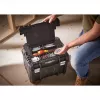 Mala rígida para ferramentas Stanley FATMAX PRO-STACK, 22L, IP54, preta com detalhes amarelos