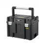 Mala rígida para ferramentas Stanley FATMAX PRO-STACK, 22L, IP54, preta com detalhes amarelos