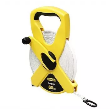 Fita métrica de fibra de vidro STANLEY 60 m x 12,7 mm estrutura aberta classe III