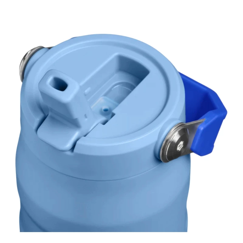 Garrafa térmica STANLEY IceFlow Bottle Flip Straw 2.0 0,71L azul-claro com palhinha