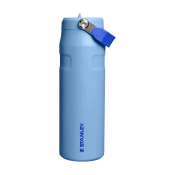 Garrafa térmica STANLEY IceFlow Bottle Flip Straw 2.0 0,71L azul-claro com palhinha