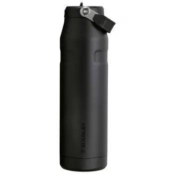 STANLEY IceFlow Bottle Flip Straw 2.0 1,06L garrafa térmica preta com palhinha