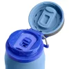 Garrafa de água em aço inoxidável com isolamento a vácuo e palhinha STANLEY IceFlow Bottle Twist Flip 0,71L azul-claro