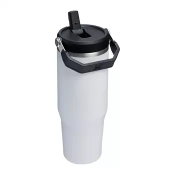 Caneca STANLEY IceFlow Flip Straw 2.0 0,89L branco-giz