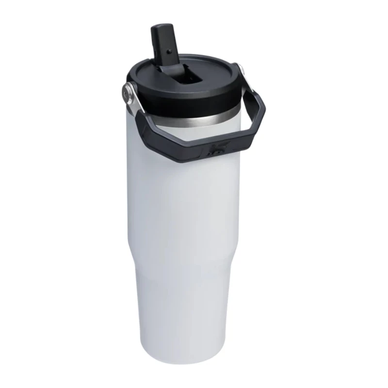 Caneca STANLEY IceFlow Flip Straw 2.0 0,89L branco-giz