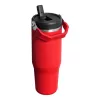 Caneca térmica STANLEY IceFlow Flip Straw 2.0 0,89L vermelho-escuro