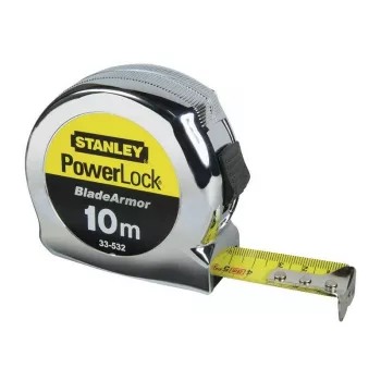 STANLEY Micro Powerlock 10m Extensão elétrica – 4 tomadas Schuko, IP44, proteção contra sobreaquecimento, 3G1,5mm² H05VV-F, 3500W desenrolada