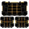 STANLEY PRO-STACK Conjunto de organizadores de 3 peças Preto/Transparente