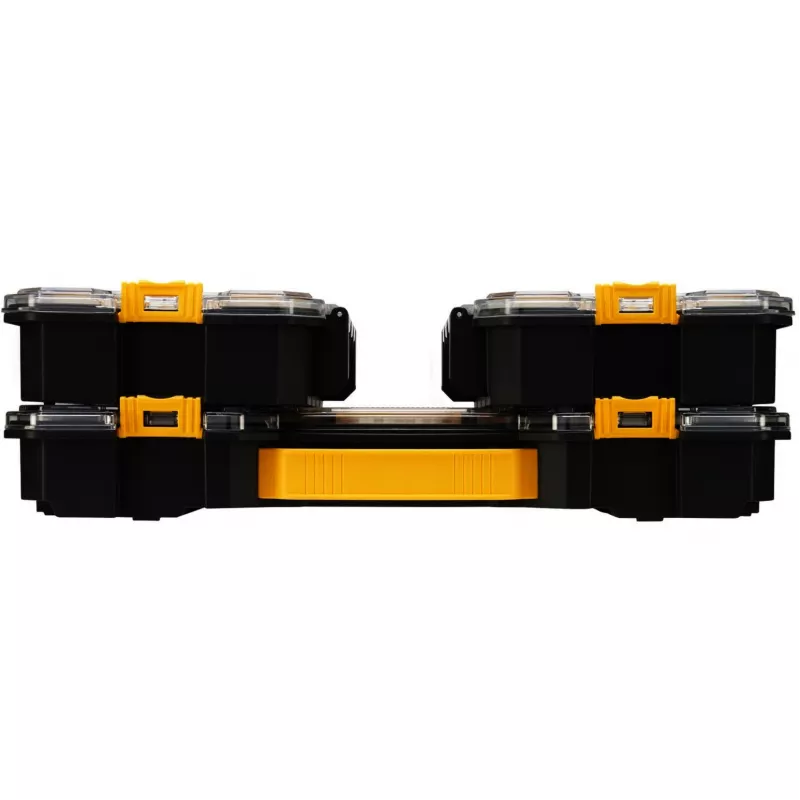 STANLEY PRO-STACK Conjunto de organizadores de 3 peças Preto/Transparente