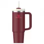Copo STANLEY Quencher H2.0 FlowState 0,89L vermelho-escuro com palhinha