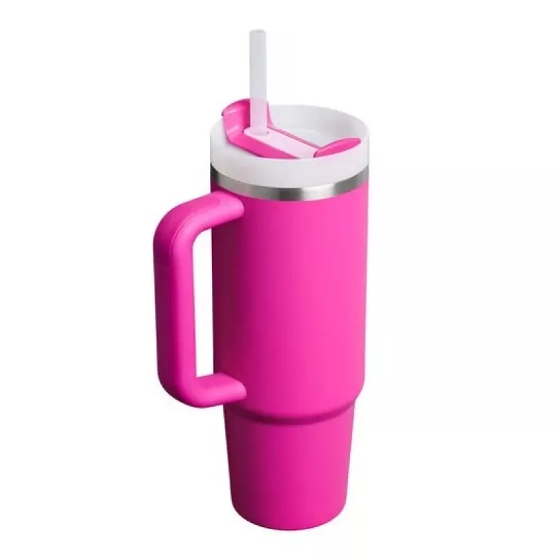 Copo STANLEY Quencher H2.0 FlowState 0,89L fúcsia com palhinha