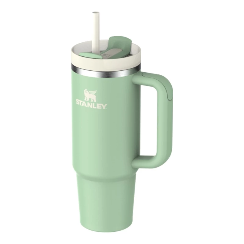 Copo STANLEY Quencher H2.0 FlowState com palhinha 0,89L pistácio