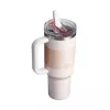Caneca térmica STANLEY Quencher ProTour Flip Straw Tumbler 1,18L rosa-claro com palhinha