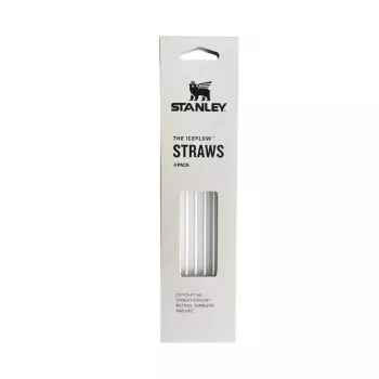 STANLEY palhinhas de substituição para copos IceFlow, pack de 4, Tritan transparente, 280 mm, lavável na máquina de lavar louça