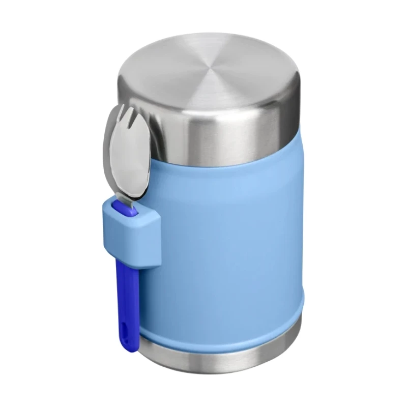 Recipiente térmico STANLEY The Legendary Food Jar + Spork 0,4L azul-claro