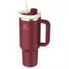 Copo STANLEY The Quencher H2.0 FlowState 1,18L com palhinha vermelho-escuro