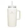 Copo STANLEY The Quencher H2.0 FlowState 1,90L creme com palhinha