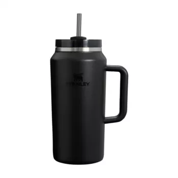 Copo STANLEY The Quencher H2.0 FlowState 1,9L preto com palhinha