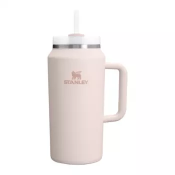 Copo STANLEY The Quencher H2.0 FlowState com palhinha 1,9L rosa-claro