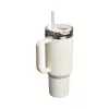 Caneca STANLEY The Quencher H2.0 Fluted Tumbler 1,18L Glossy Cream com palhinha