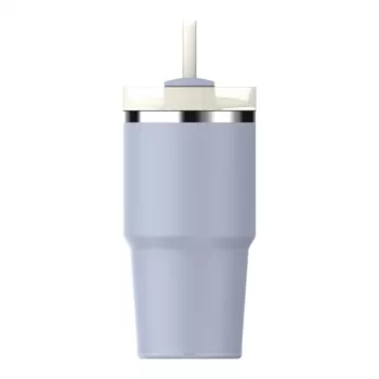 Copo STANLEY The Quencher H2.O FlowState 0,59L azul-claro com palhinha