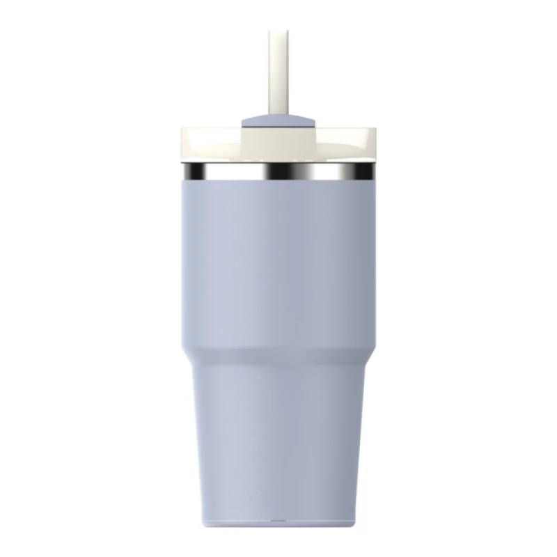 Copo STANLEY The Quencher H2.O FlowState 0,59L azul-claro com palhinha