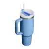 Caneca STANLEY The Quencher H2.O FlowState Tumbler 1,18L azul-claro com palhinha