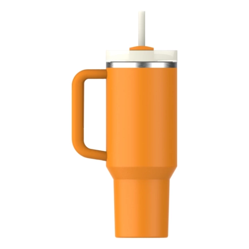 STANLEY The Quencher H2.O FlowState copo 1,18L laranja com palhinha