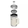 Cafeteira térmica francesa STANLEY The Stay-Hot French Press 1,4L em creme brilhante