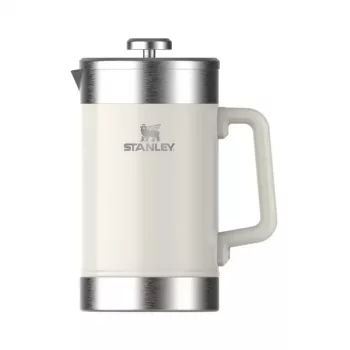 Cafeteira térmica francesa STANLEY The Stay-Hot French Press 1,4L em creme brilhante