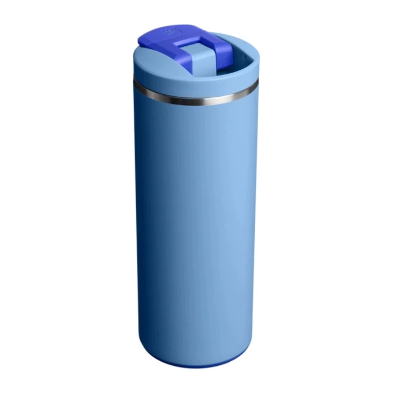Caneca STANLEY The Transit Fliptop 0,35L azul-claro