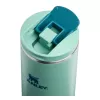 Caneca STANLEY The Transit Fliptop 0,47L verde-claro