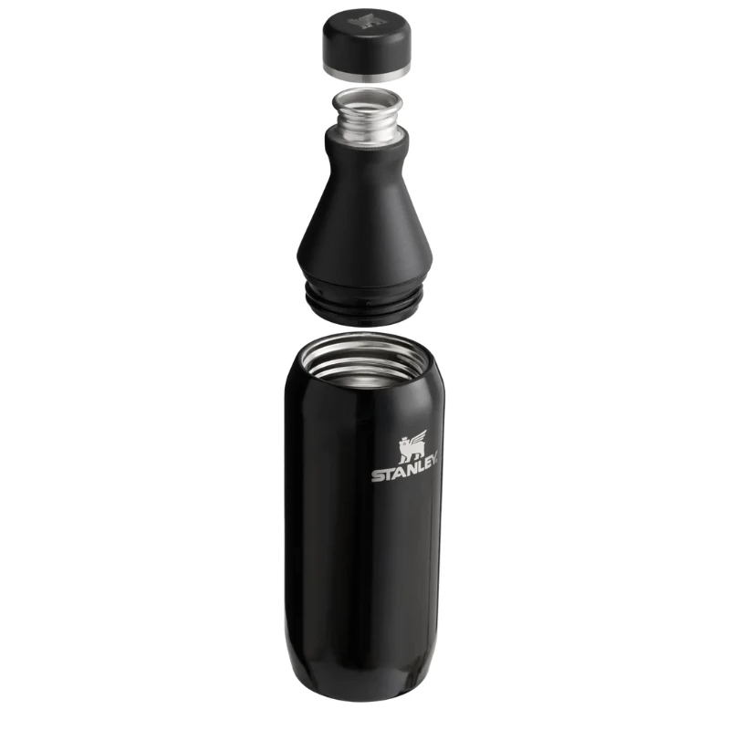 Garrafa térmica STANLEY The All Day Slim Bottle 0,35L preto brilhante